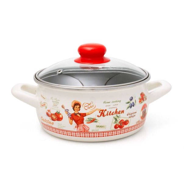 METALAC Plitka šerpa Raspevana kuvarica 18cm/2,5L - 349373