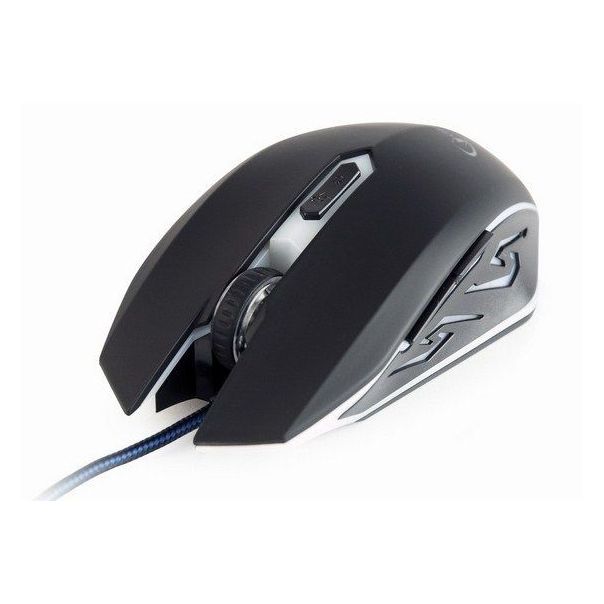 GEMBIRD MUSG-001-B Gejmerski mis opticki sa plavim osvetljenjem 400-2400Dpi black 130mm - 2436-1-1