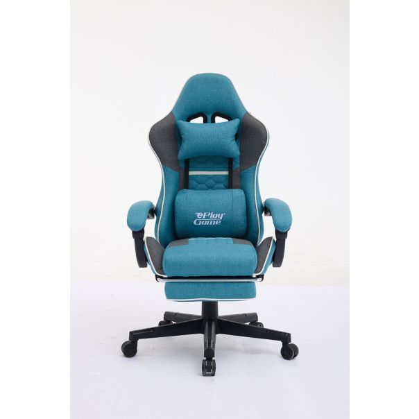 ePlayGame Gejmerska stolica HC-4064-4095BG ,plavo siva stof - HC-4064-4095BG
