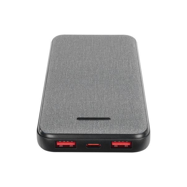 S-LINK Powerbank P108 LCD/PD20W, 10000 mAh, siva - 41265-1