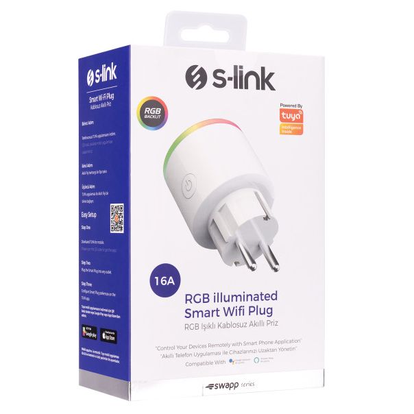 S-LINK Pametna utičnica SL-03 WiFI/16A - 41392-1