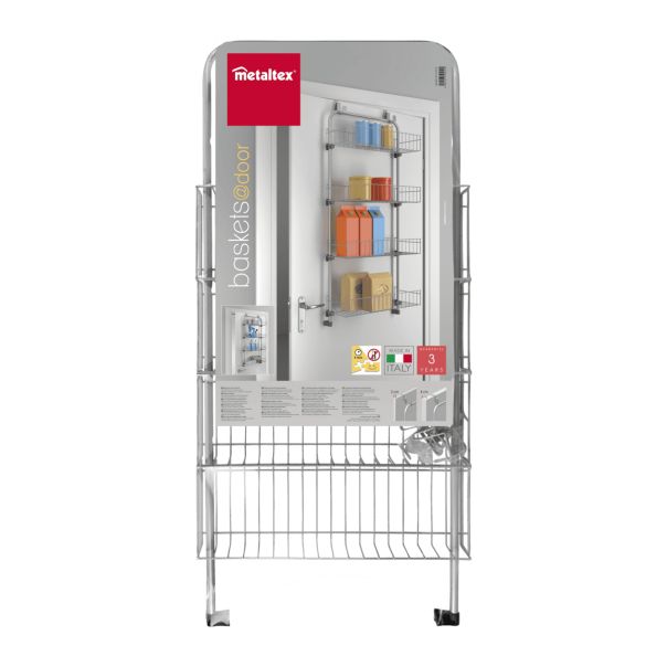 METALTEX Polica za vrata na 4 nivoa - 350910 000