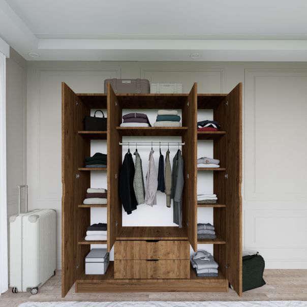 HANAH HOME Ormar 1600-046, braon - EP3057140