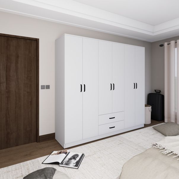HANAH HOME Ormar Yaman 1600-63, bela - EP3057167