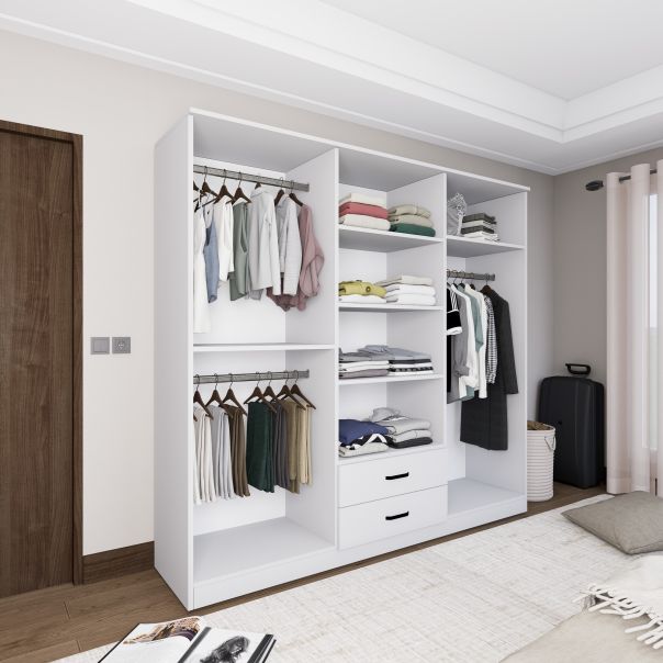 HANAH HOME Ormar Yaman 1600-63, bela - EP3057167