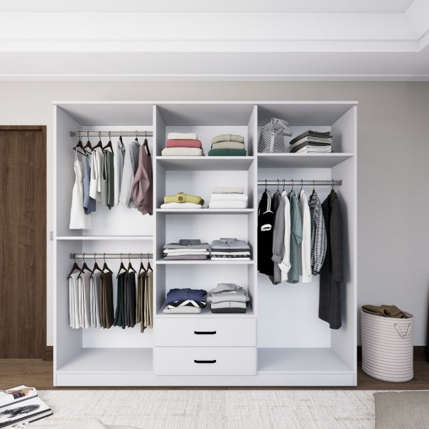 HANAH HOME Ormar Yaman 1600-63, bela - EP3057167