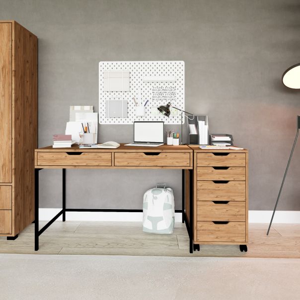 HANAH HOME Radni sto Atlas 1600-59, braon - EP3057209