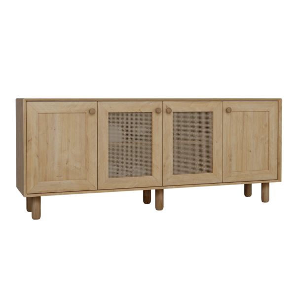 HANAH HOME Komoda Bohemian 1600-151, svetlo braon - EP3057215
