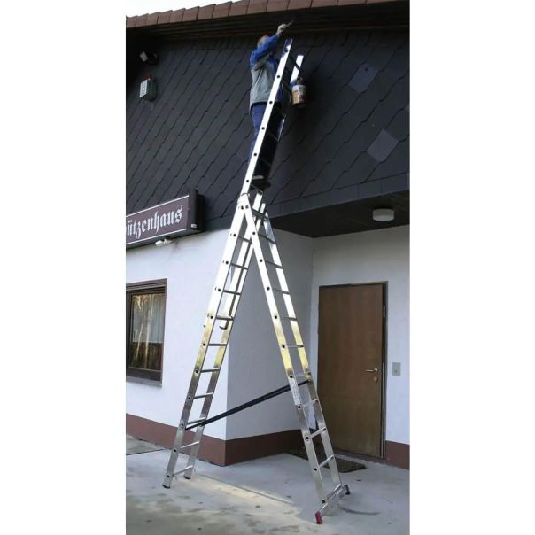 KRAUSE Corda Trodelne Aluminijumske Merdevine 3x11 - 6,45m - 351