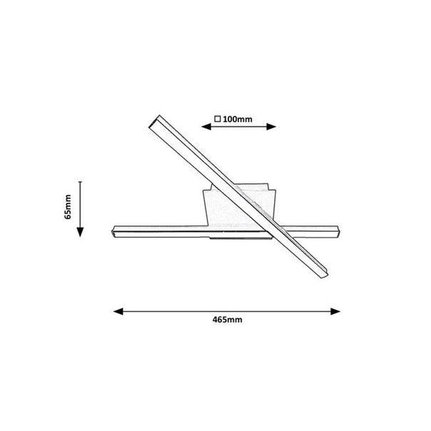 RABALUX Plafonjera Svetlana LED 16W - 3513-1