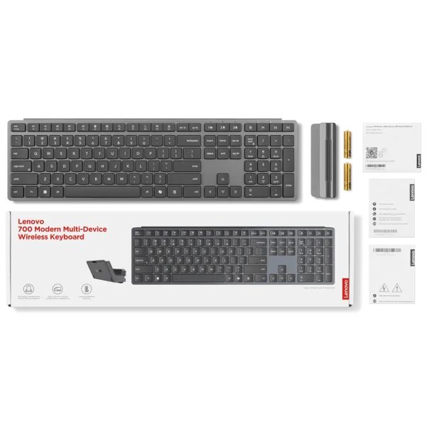 Lenovo 700 Modern Multi-Device Bluetooth US bežična tastatura GY41S04860 - EP3027641