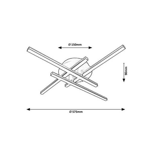 RABALUX Plafonjera Svetlana LED 28W - 3515
