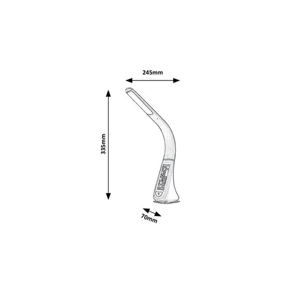 Rabalux Stona lampa Lionel LED 5W bela (3516) - 3516