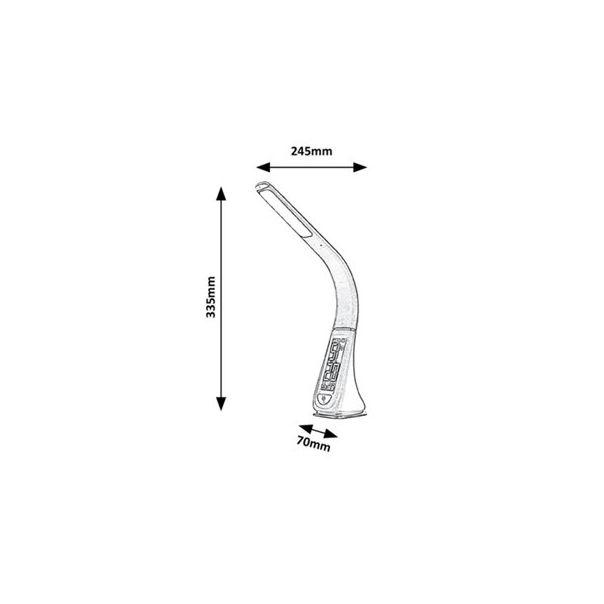Rabalux Stona lampa Lionel LED 5W crna (3517) - 3517