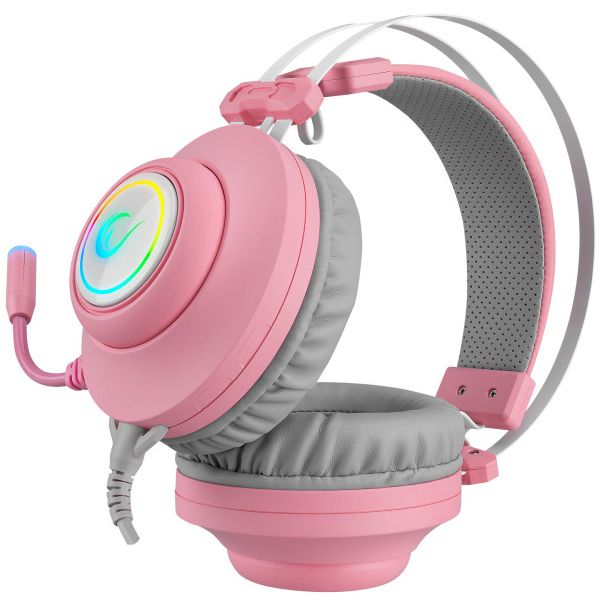 RAMPAGE Slušalice sa mikrofonom RM-K1 PULSAR 7.1 USB + 3.5mm roze - EP2721668