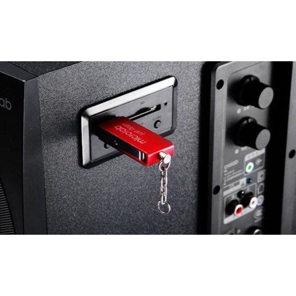 MICROLAB M300U Aktivni drveni zvucnici 2.1 38W RMS(14W,2x12W) SD, USB, FM radio, 3.5mm - 9001
