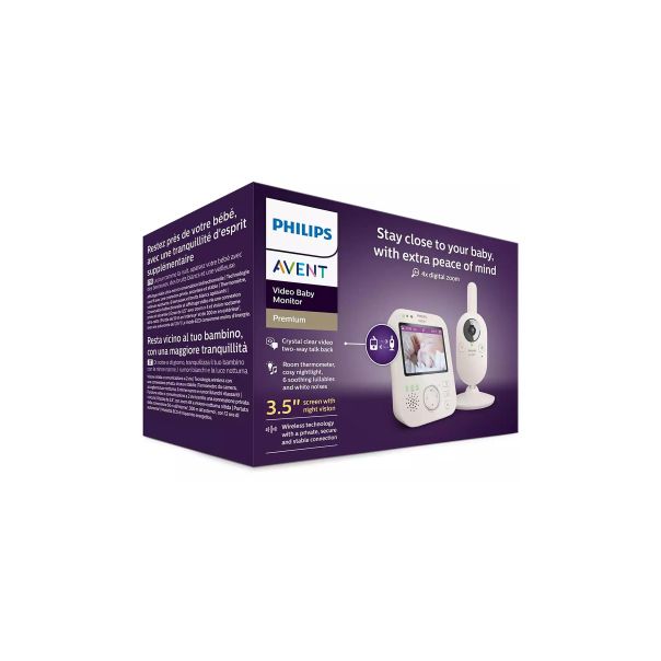 AVENT Bebi alarm - video monitor Silk white 992 - SCD891-26