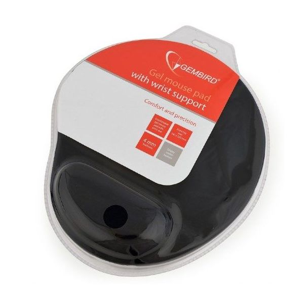 GEMBIRD MP-GEL-BK podloga za misa sa gelom 260x220mm Black - 19932