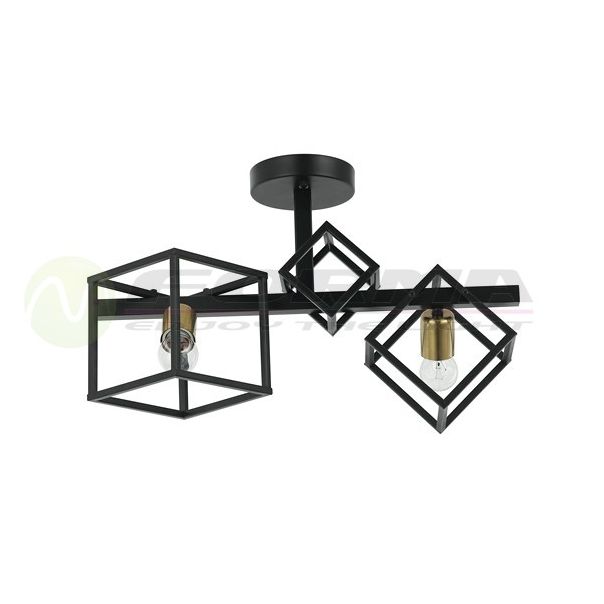 FORMA Plafonska lampa 2xE27 F7275-2C BK-SG - 005953