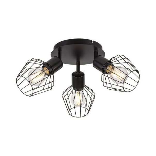 Rabalux Spot rasveta Belano E27 3x MAX 40W crna (3536) - 3536