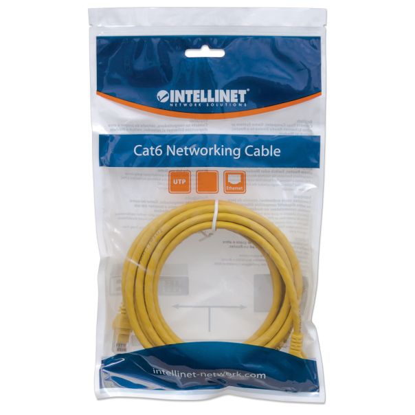 INTELLINET LAN UTP kabl 342346 Cat6 CCA/Žuti/1m - EP2756764
