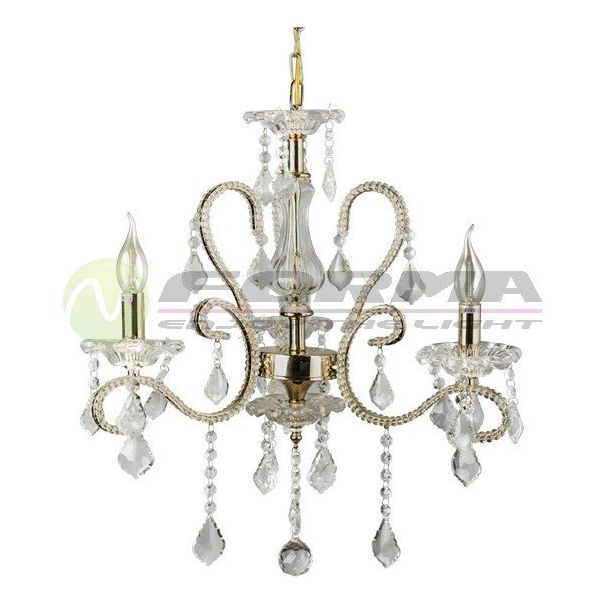 FORMA Luster kristal 3xE14 ML1403-3 CH - 004228