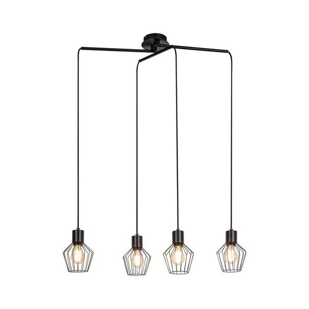 Rabalux Visilica Belano E27 4x MAX 40W crna (3540) - 3540