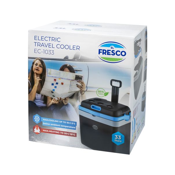 EL FRESCO Električni prenosni frižider 33L 12/220V EC-1033 - 35402