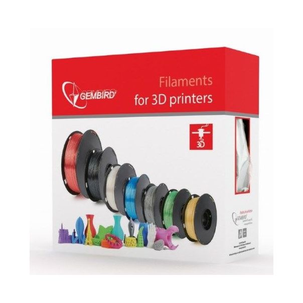 GEMBIRD 3DP-PLA1.75-01-GR PLA Filament za 3D stampac 1,75mm kotur 1KG GREY - SIVA - GM16657