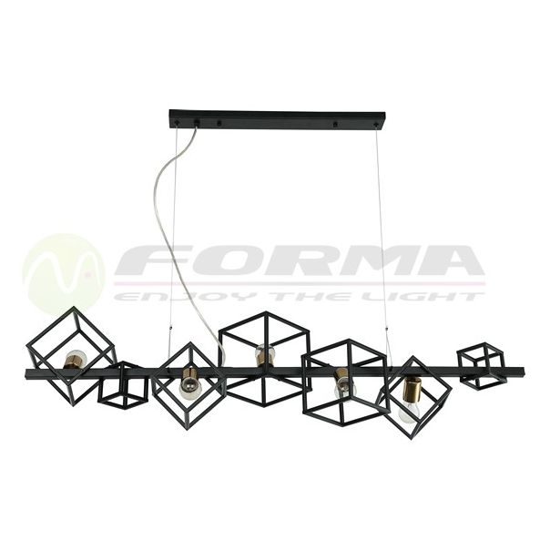 FORMA Visilica 5xE27 F7275-5V BK-SG - 005959