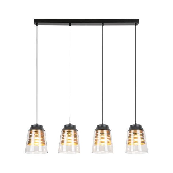 Rabalux Visilica Zenaida E27 4x MAX 60W mat crno (3544) - 3544