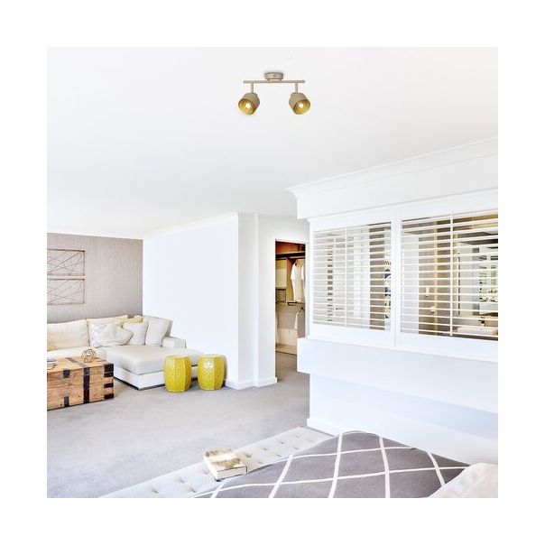 Rabalux Spot rasveta Fedora E14 2x MAX 40W svetlo braon (3548) - 3548-1