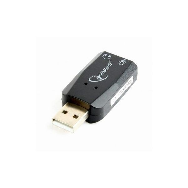 GEMBIRD Zvučna kartica SC-USB2.0-01, crna - 20023