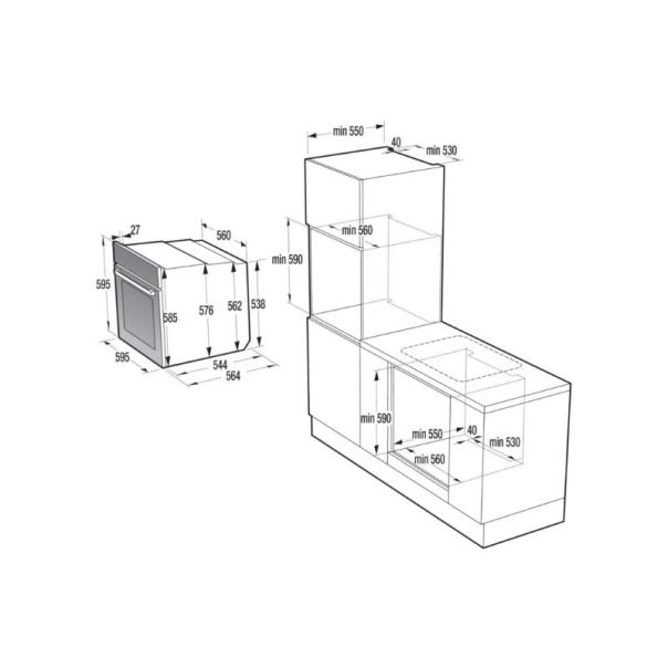 GORENJE Ugradna rerna BOP6373E02EBG - EP3081435