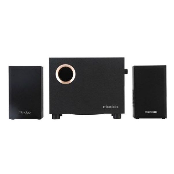 MICROLAB M105R Aktivni drveni zvucnici 2.1 10W RMS(5W, 2x2.5W) SD, USB,FM, daljinski, 3.5mm - 16998