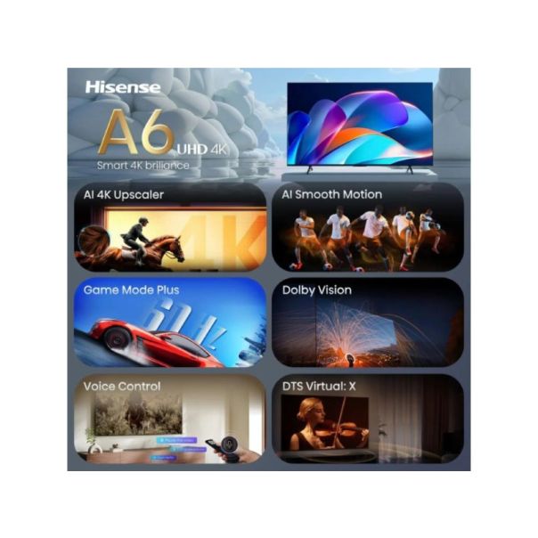 HISENSE Televizor 50A6S, Ultra HD, Smart - EP3203548