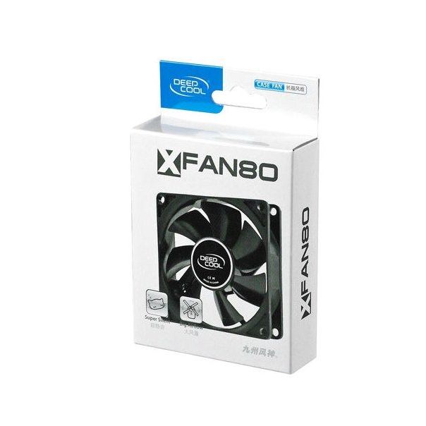 DEEPCOOL XFAN80 80x80x25mm ventilator hydro bearing - 2562-1