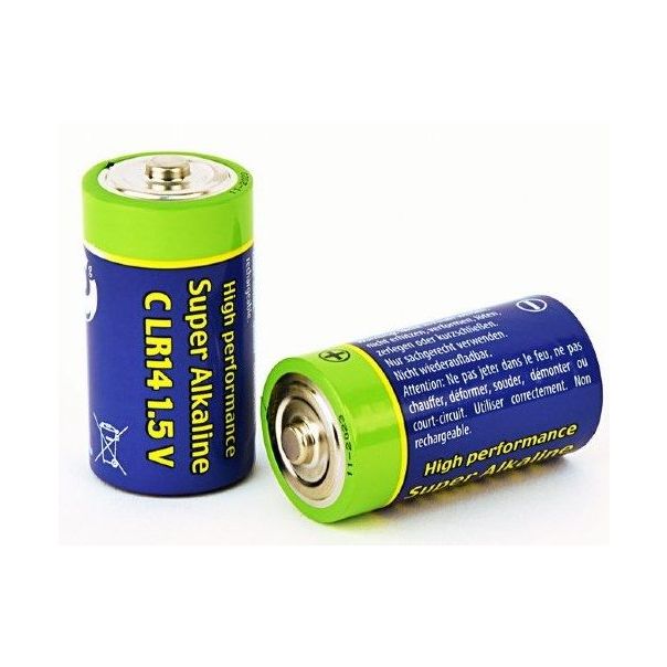 GEMBIRD Baterije ENERGENIE TIP-C, 1,5V, Alkalna, 2 kom (cena po komadu) - 20120-1