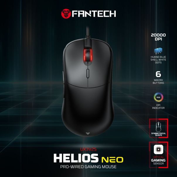 Fantech miš Gaming UX3V2S Helios II Neo crni - EP3233389