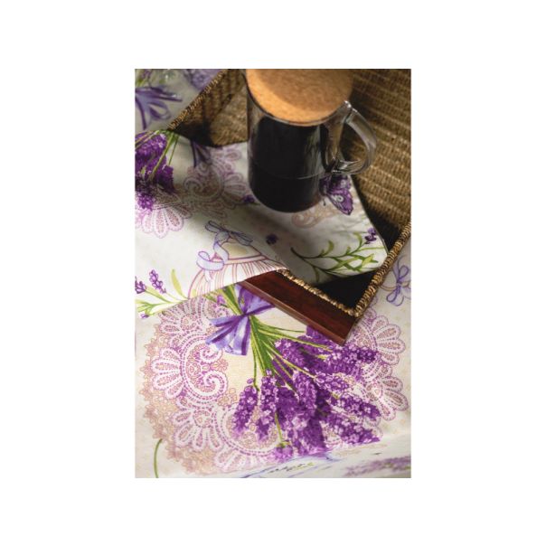 STEFAN Stolnjak 140x140cm Lavanda - 36-85