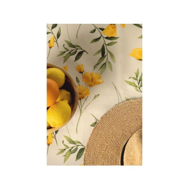 STEFAN Stolnjak 140x140cm Cveće - 36-86