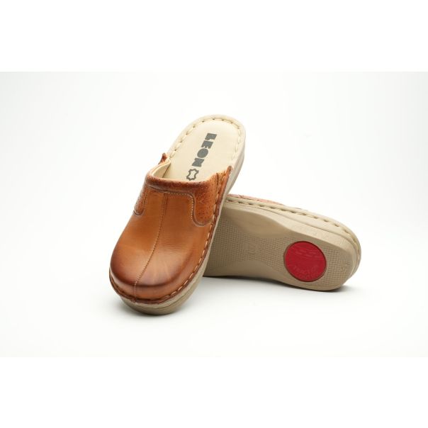 LEON Ženska papuča Emili-braon - 360-BR