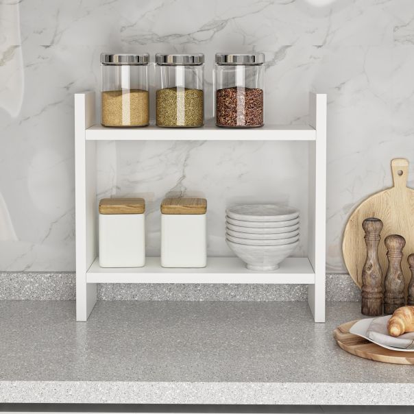 HANAH HOME Kuhinjska polica Denver, bela - 362ANT1117