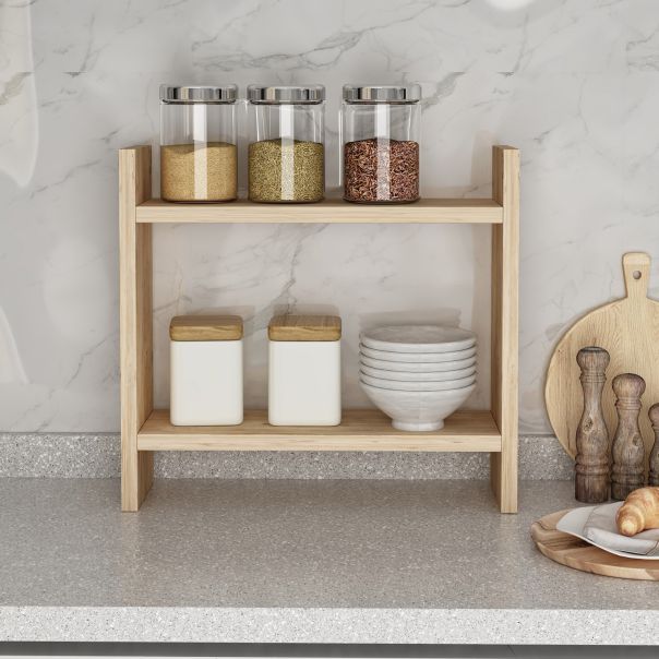 HANAH HOME Kuhinjska polica Denver, svetlobraon - 362ANT1118