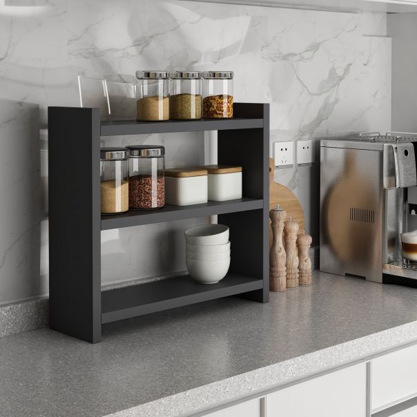 HANAH HOME Kuhinjska polica Cosmic, antracit - 362ANT1121