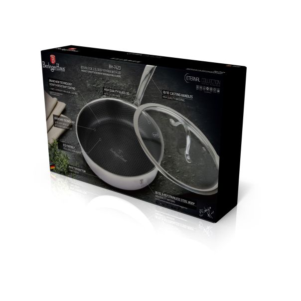BERLINGER HAUS Duboki tiganj sa poklopcem 24cm eternal collection bh-7423s - 490807