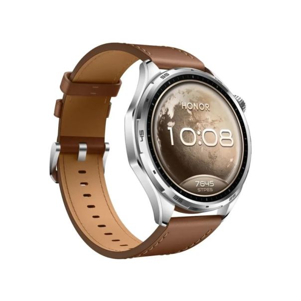 HONOR Pametni sat Watch 6/32MB+4GB, kožna narukvica, braon - EP3189932
