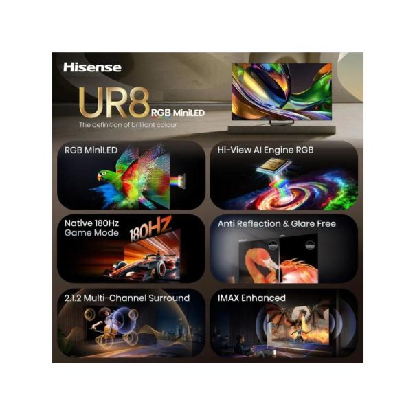 HISENSE Televizor 65UR8S RGB, Ultra HD, Smart - EP3206330