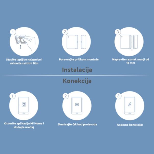 Xiaomi senzor za vrata i prozore - 206356