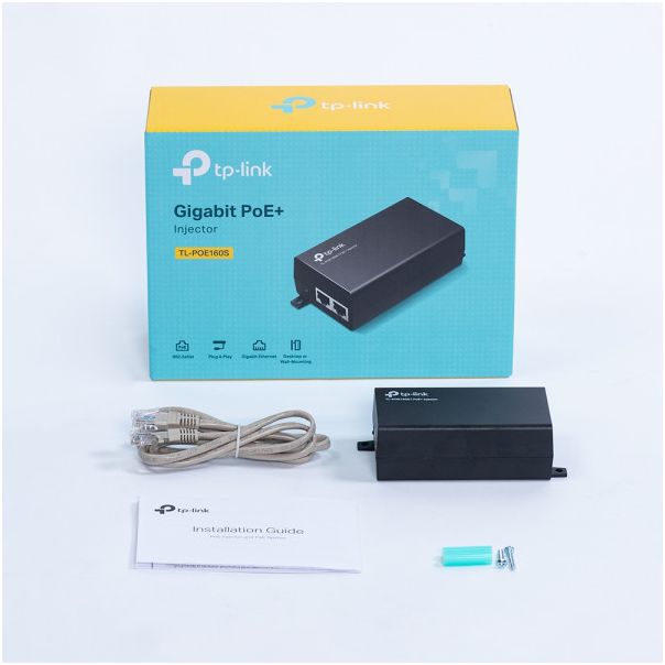 TP LINK TP-Link TL-PoE160S PoE+ Injector sa AC/DC adapterom - 24429